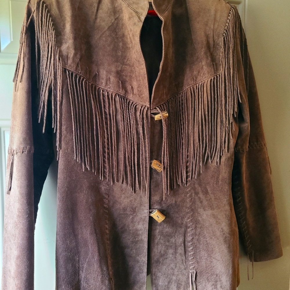 Suede blazer Sz M